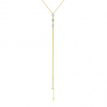YELLOW GOLD INSPIRED FASHION DIAMOND PENDANT