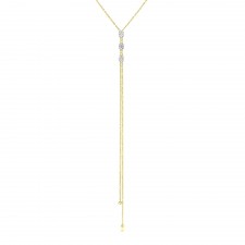YELLOW GOLD INSPIRED FASHION DIAMOND PENDANT