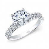 WHITE GOLD INSPIRED CLASSIC DIAMOND ENGAGEMENT RING
