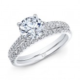 WHITE GOLD CLASSIC DIAMOND ENGAGEMENT SET