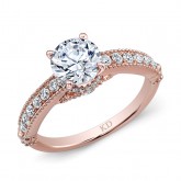 ROSE GOLD CLASSIC DIAMOND ENGAGEMENT RING