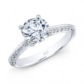 WHITE GOLD CLASSIC DIAMOND ENGAGEMENT RING
